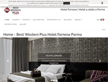 Tablet Screenshot of farnesehotel.it